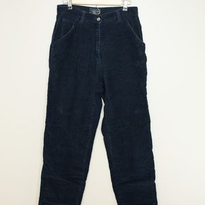 Navy Corduroy Pants